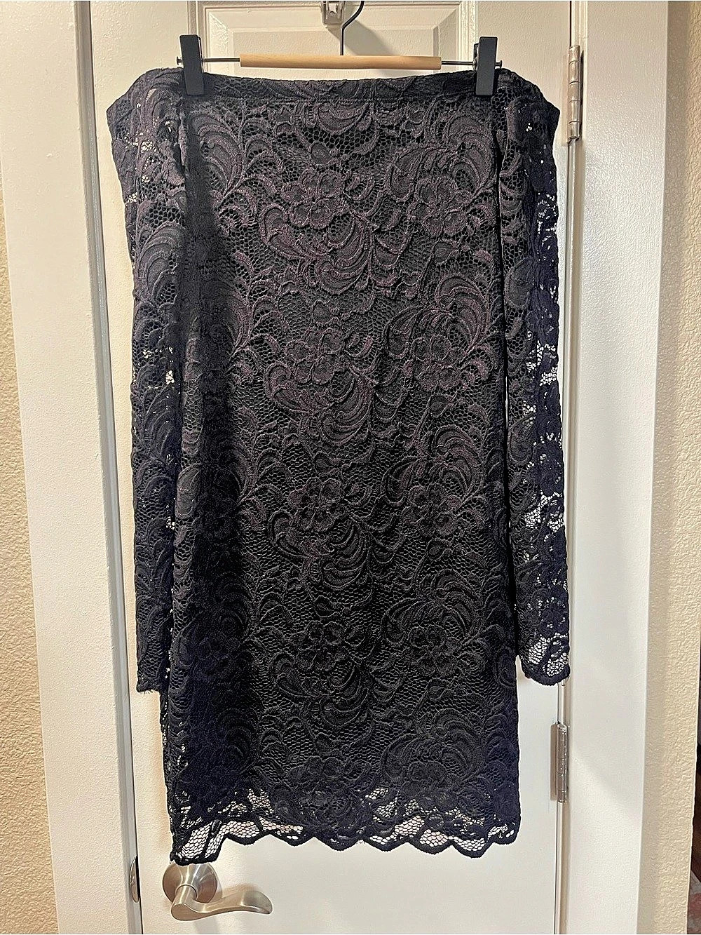 Black Lace Mini Dress